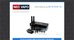 Desktop Screenshot of eliquide-chatellerault.com